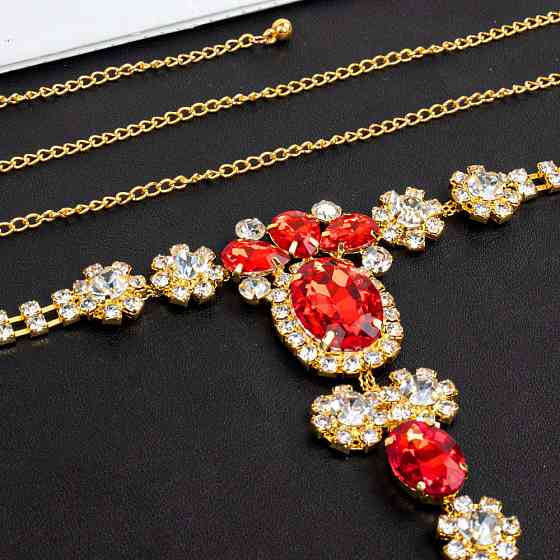 Трусики з камінням еротичні one size золотистий Київ