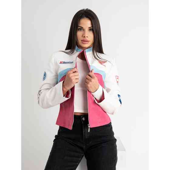 Женская куртка Formula 1 Street Racing Эко-кожа синтепон (размер L) Киев