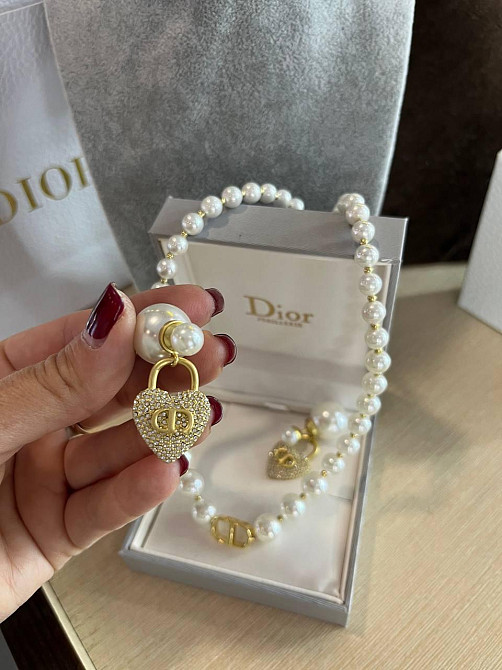Сережки перли від Dior Одеса - фото 1