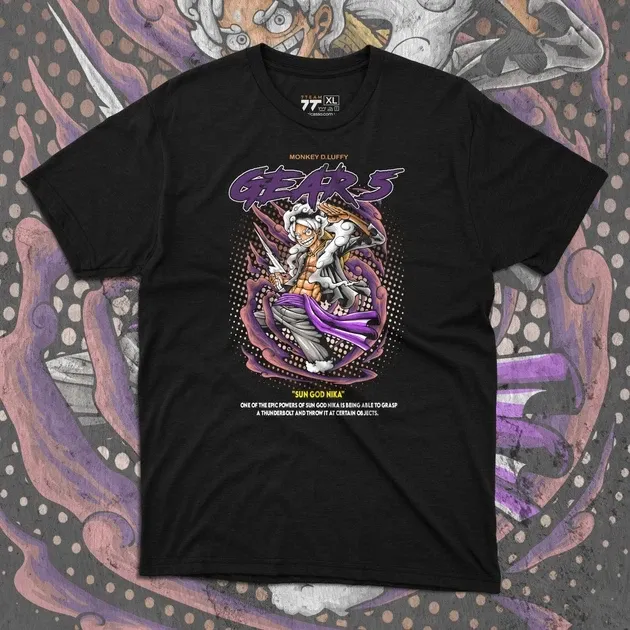 Футболка для подростка мальчика с принтом Ван Пис 140un God Nika 2 Размер 160 Anime10198 Днепр - изображение 1