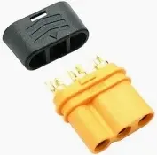 Гніздо живлення Amass MR60(F), 3-х контактне, жовте Полтава - изображение 1