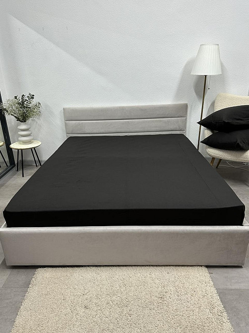 Ecotton Простирадло на резинці Ecotton 160х200 чёрный Black Коломия - фото 5