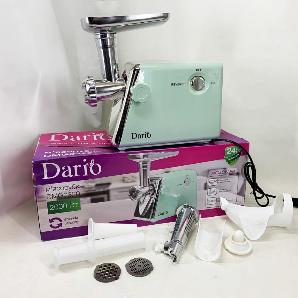 Электромясорубки с металлическими шестернями, Мясорубка с реверсом мощная многофункциональная мясорубка GV-10 Львов - изображение 4