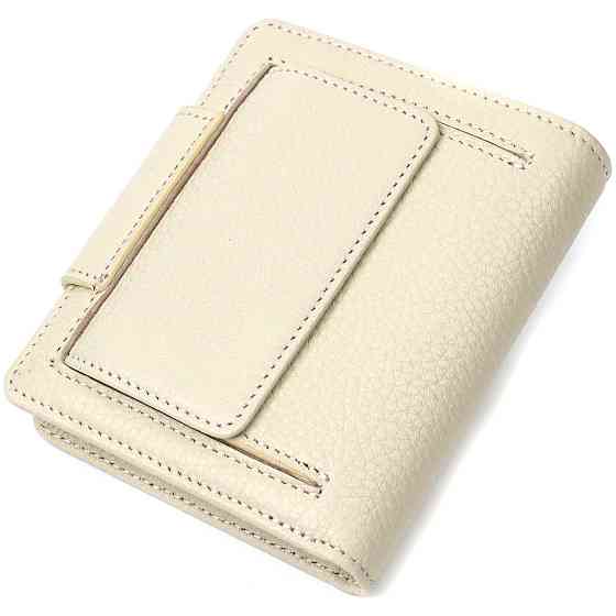 Вместительный женский кошелек из натуральной кожи Tony Bellucci 22018 Молочный Киев