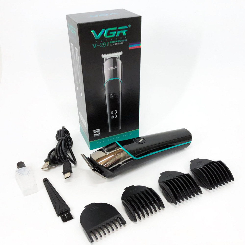 Машина для стрижки в домашних условиях, Аккумуляторная машинка для стрижки волос с насадками DR-24 Львов - изображение 7