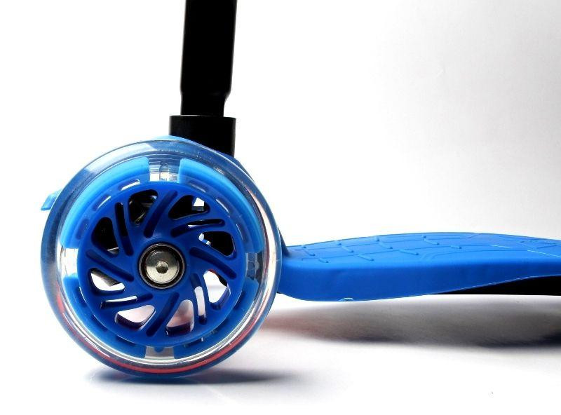 Самокат Maxi. Блакитний - легкий, з підсвічуванням коліс, для малюків від 3 років Одеса - фото 4