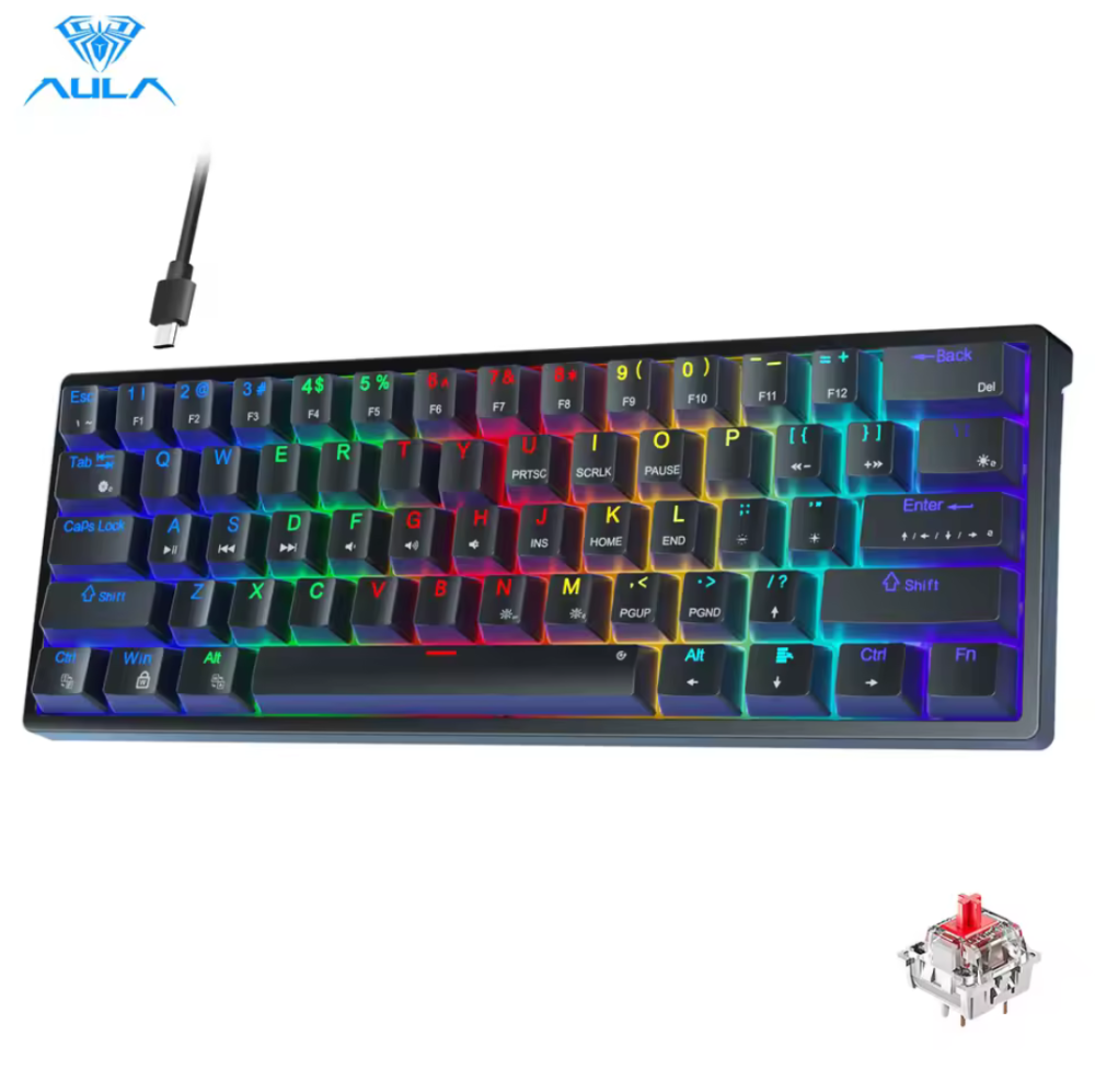 Клавіатура Механічна AULA F3261 RGB Київ - фото 5