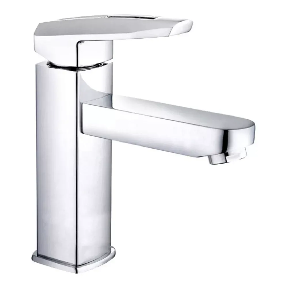 Смеситель для умывальника WEZER NOF1 Ø35 (хром) Киев - изображение 2