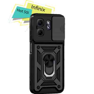 Чехол для мобильного телефона BeCover Military Infinix Hot 50i (X6531) Black (713047) Винница