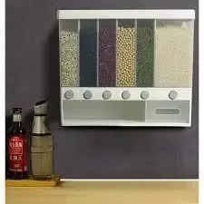 Органайзер на 6 секций для сыпучих продуктов Assorted Grain Rice Bucket Диспенсер для круп, дозатор для сахара Коломия