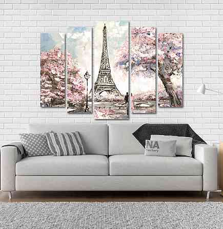 Модульная картина Париж Art-41_5 Киев