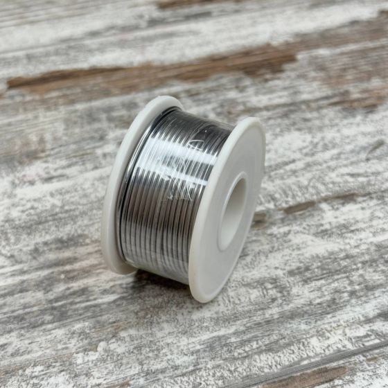 Паяльний припій ПОС-63 з флюсом 1.5 мм, котушка 100 г, JINHU, високоякісний Київ