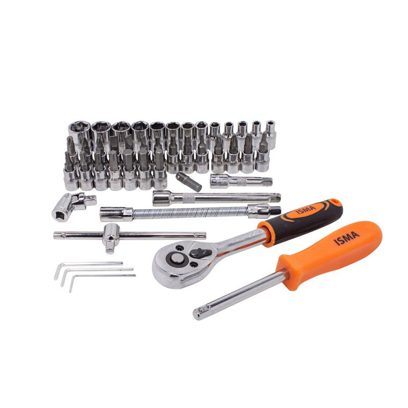 Набір інструментів 46 предметів 1/4'' (6гр.) (4-14мм) IS-2462-5 EURO Одеса - фото 7