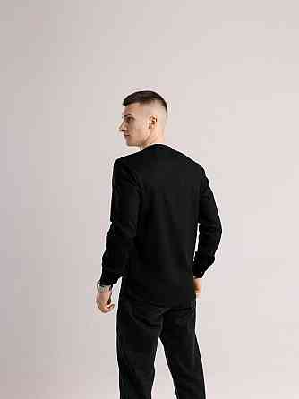 Сорочка чоловіча з довгим рукавом чорна Pobedov Horizon Київ