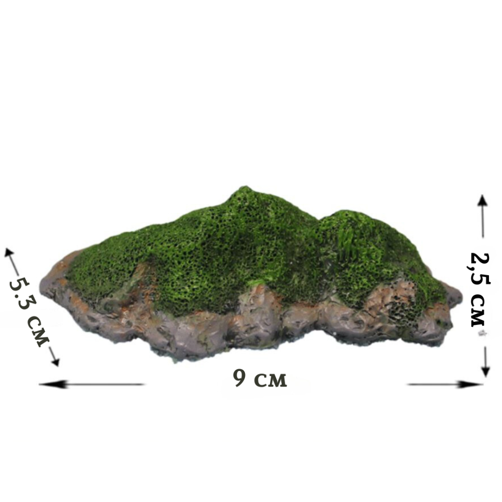Декоративний камень із мохом Рокарій для міні-саду, флораріуму, моссаріуму, вазону, мікроландшафту, діорам Одеса - фото 3