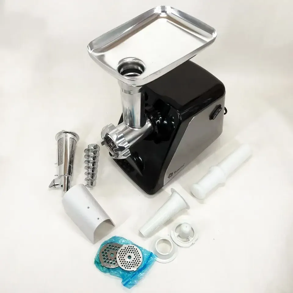 Мясорубка Domotec MS-2024 3000 Вт с соковыжималкой, шинковкой, реверсом и 7 насадками для фарша и овощей Одесса - изображение 8