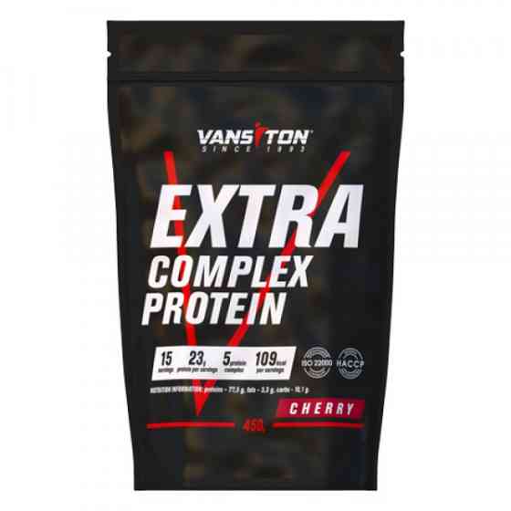 Протеин Vansiton Extra Protein 450 г Вишня Луцк
