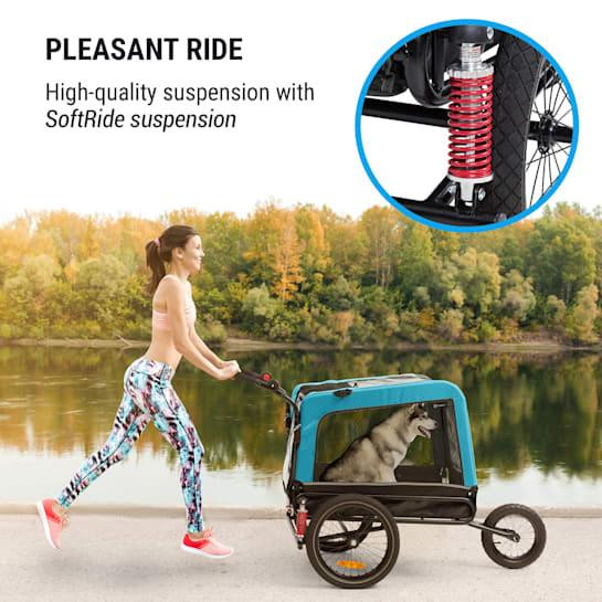 Причіп для собак Klarfit Husky Vario 2-в-1 Німеччина Рівне - фото 3