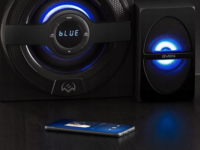 Акустична система мультимедійна Bluetooth з пультом Sven (MS-2085) (USB, SD, FM) Нововолинськ - фото 8