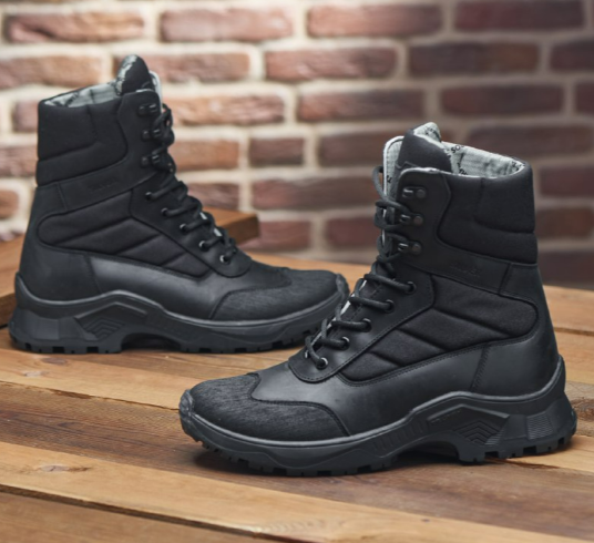 Берцы зимние (теплые).Непромокаемые . Б 6-черный Военные ВСУ. 46(30см) Харьков