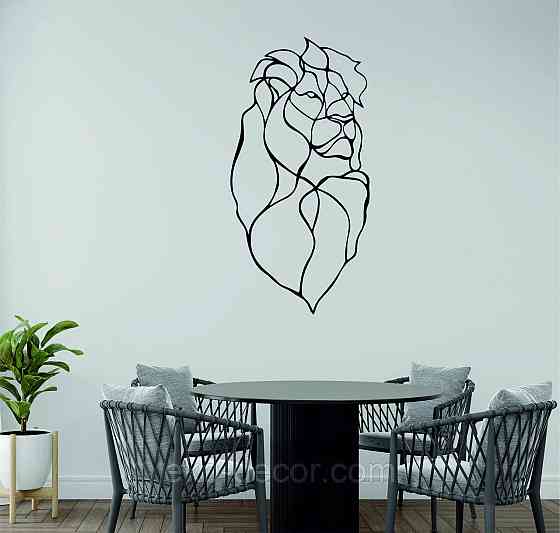 Настінний декор Панно  «Лев» Декор на стіну Київ