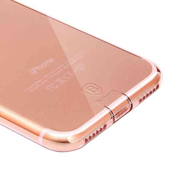 Чохол Baseus для iPhone SE 2020/8/7 Simple Pluggy Rose Gold (ARAPIPH7-A0R) Київ