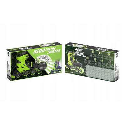 Роликовые коньки Neon Inline Green розмір 30-33 (NT07G4) Винница - изображение 3