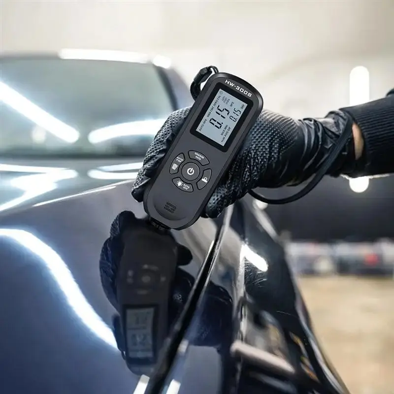 Товщиномір автомобільної фарби та покриттів HW-300S автокалібрування з підсвіткою Вінниця - фото 8