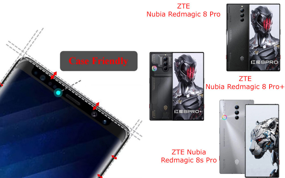 Захисне скло HyperGlass Pro для ZTE Nubia Redmagic 8 Pro, 8 Pro+, 8s Pro – максимальна чутливість та захист Київ - фото 4