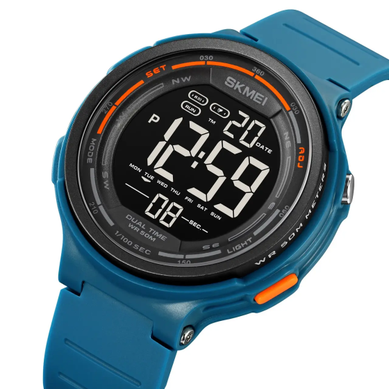 Чоловічий наручний годинник Skmei 1841 Блакитне озеро Вінниця