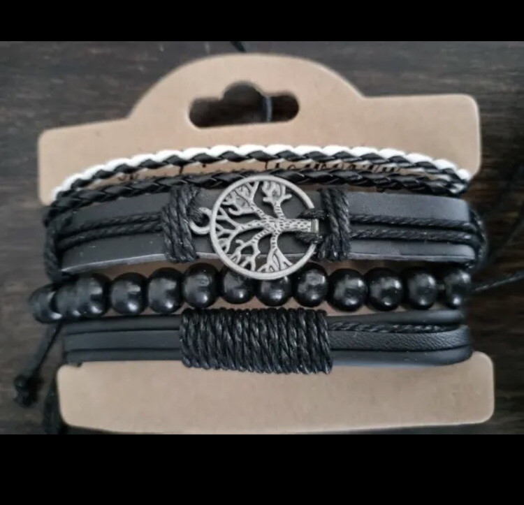 Подарочный набор для мужчин: наручные часы с 4 ориг. браслетами- диам 4см, длин 24см, шир рем 2см, без коробки Киев - изображение 8