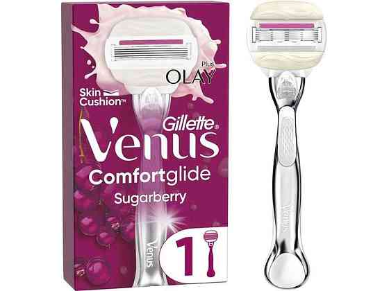 Станок для голiння 1шт Comfortglide Sugarberry Plus Olay з змінним картриджем ТМ VENUS Київ