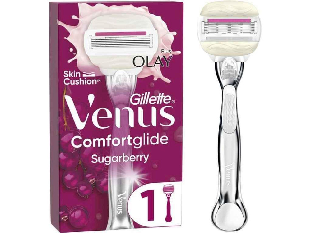 Станок для бритья 1шт Comfortglide Sugarberry Plus Olay с сменным картриджем ТМ VENUS Киев - изображение 1