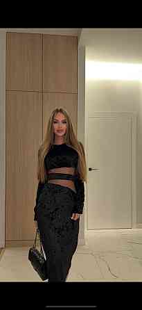 Женское праздничное, притягательное, миди платье из мягкого бархата с вставками сетки с камушками Одесса