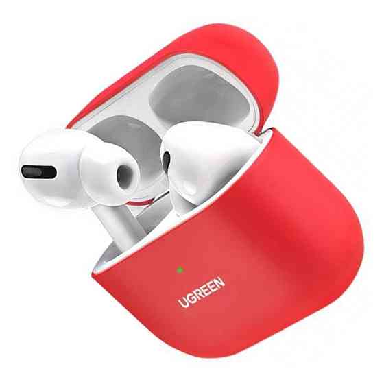 Чехол для навушників Ugreen Silica Gel Case Protector for Apple Airpods Pro 80512 (Червоний) Николаев