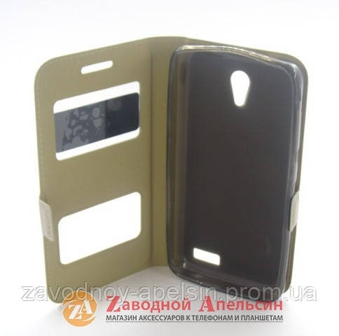 Чохол книжка Lenovo A319 Smart Case gold Одеса - фото 3