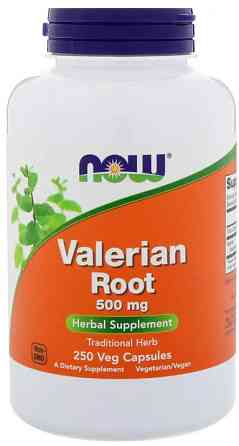 Корінь Валеріани Now Foods Valerian Root 500 мг 250 вег капс Київ