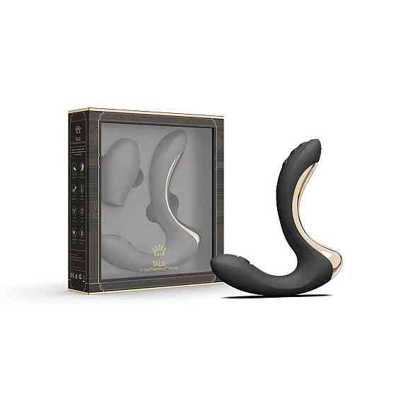 Вібратор-пульсатор з вакуумною насадкою Zalo – Talis G-Spot PulseWave Vibrator Obsidian Black Sex Aura Київ