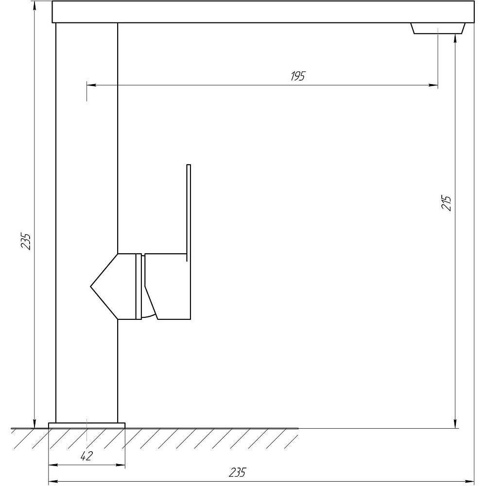 Змішувач для кухні TOPAZ SARDINIA TS 8822-H18 Тернопіль - фото 8