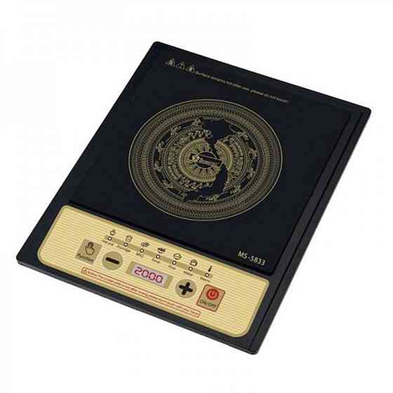 Електрична плита 2000 Вт Domotec MS 5833 SBR Київ