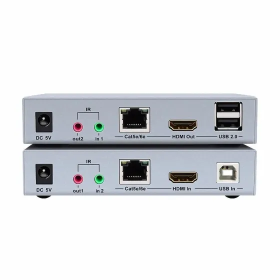 Подовжувач 4K HDMI і USB 2.0 KVM 100m Dtech DT-7051 (74-00124) Киев