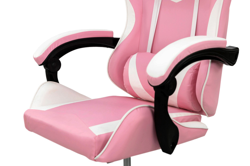 Крісло геймерське Слім, рожевий/білий Київ - фото 3