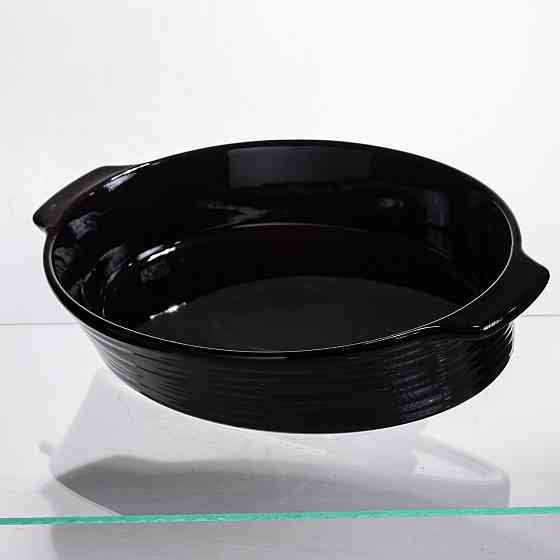 Yiwu Форма для запікання овальна 36×22.5×7 (см) форма для духовки 2 літри Чорний Коломия