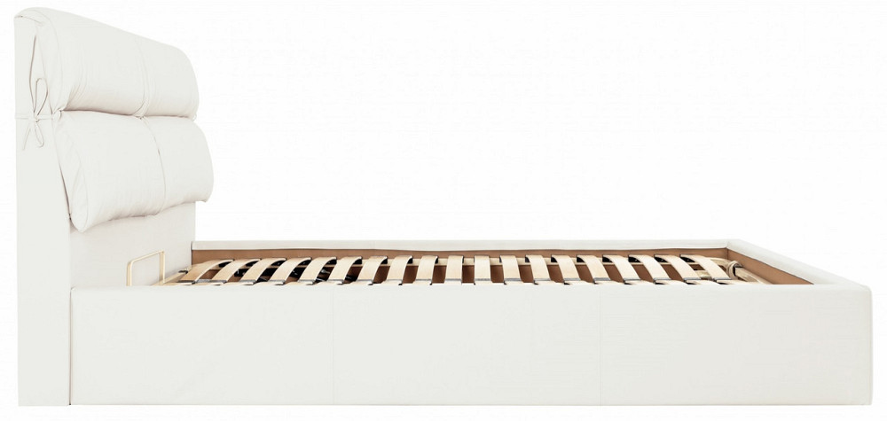 Ліжко Edinburgh VIP 140 х 200 см Fly 2200 З додатковою металевою цільнозварною рамою Білий Київ - фото 12