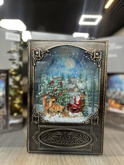 Новогодний музыкальный ночник-светильник XMAS WDL 24023B Коломия - фото 9