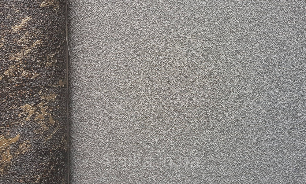 Обои виниловые на флизелине Marburg Lava метровые однотонные структурные под крошку темно серые Киев - изображение 3