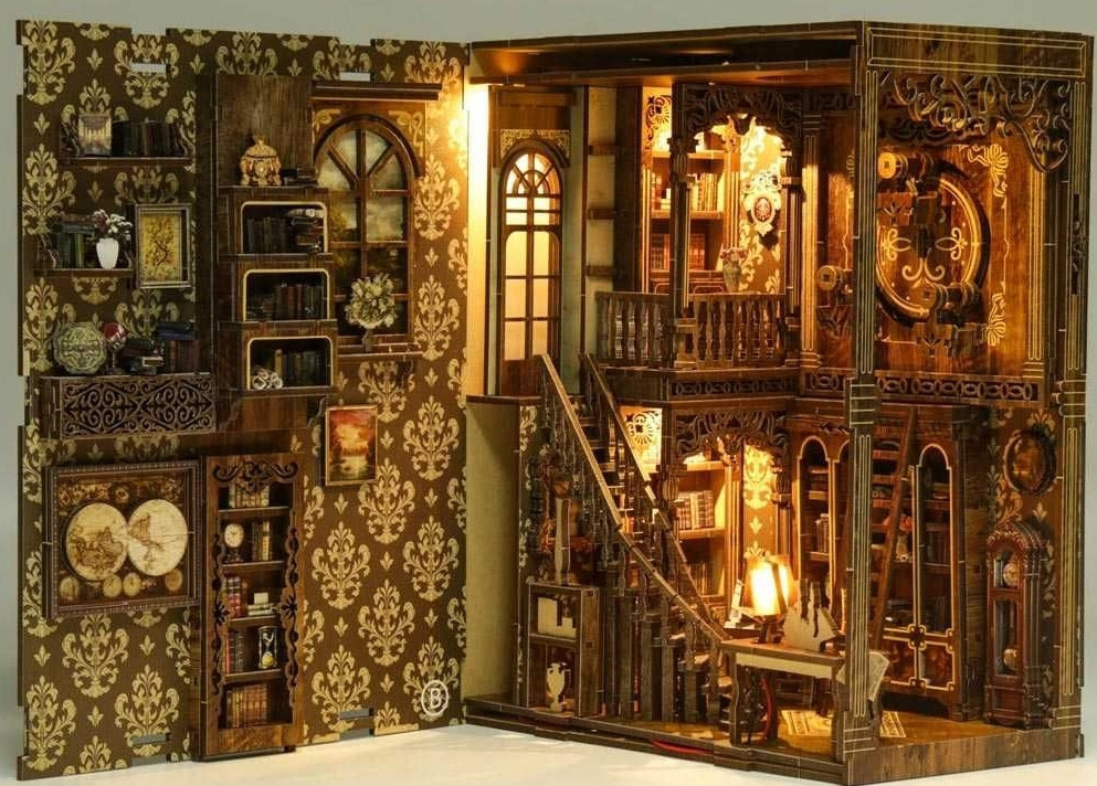 Букнук-румбокс DIY — зберіть свою мініатюрну книжкову кімнату. Харків - фото 2