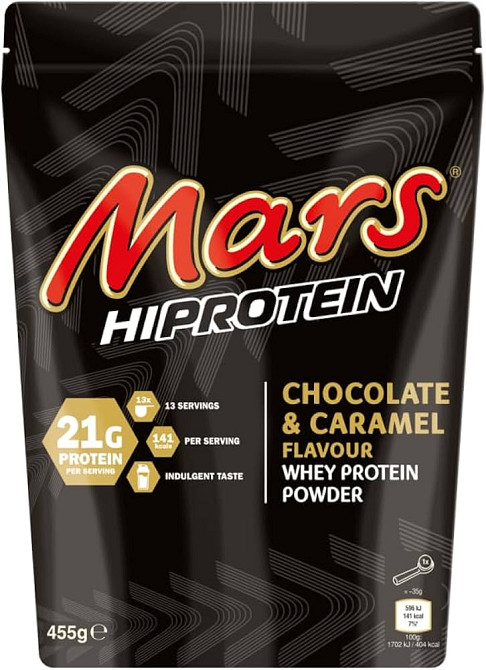 Протеїн Mars Nutrition Hi Protein Mars 455 г, Chocolate &amp; caramel Луцьк - фото 1