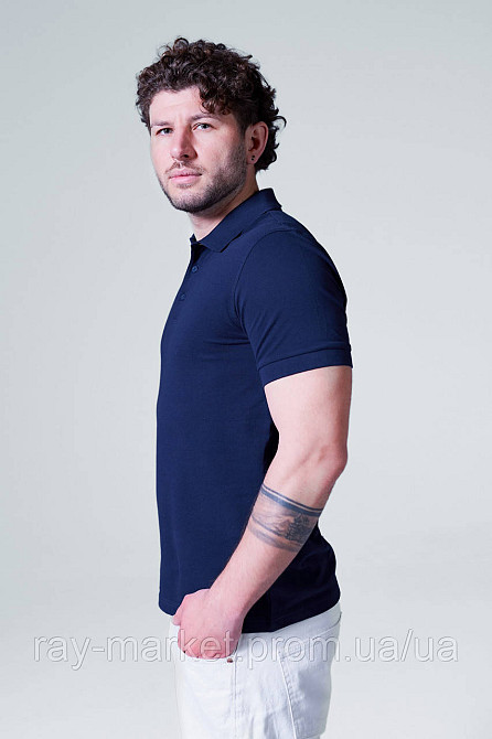 Поло класичне Stedman Lux Polo чоловіче темно-синє (ST9060-NAV) XL Київ - фото 3