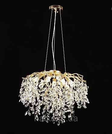 Люстра підвісна кришталева E2708/9, Золото Київ